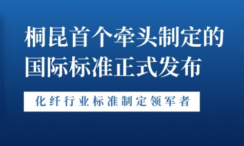 新突破！桐昆首個牽頭制定的國際標(biāo)準(zhǔn)正式發(fā)布！